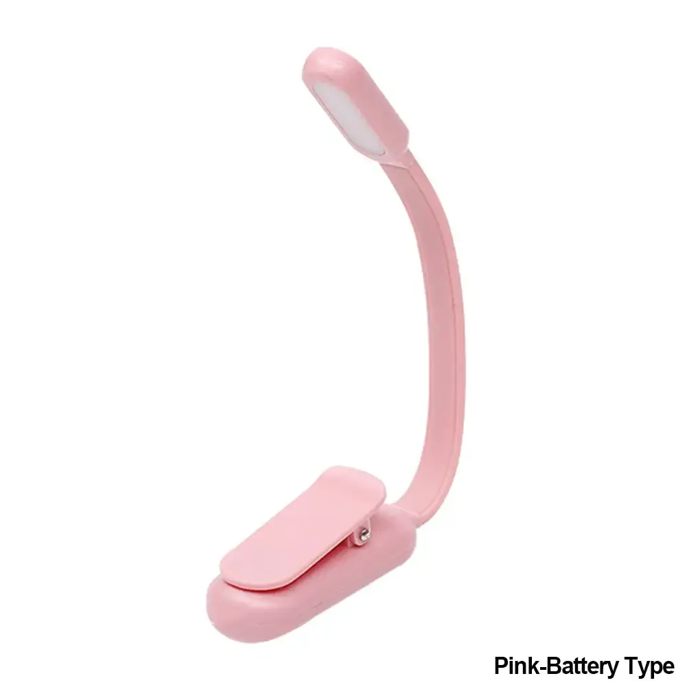 Lampka USB klipsowa, trzy kolory, regulowana jasność 📖