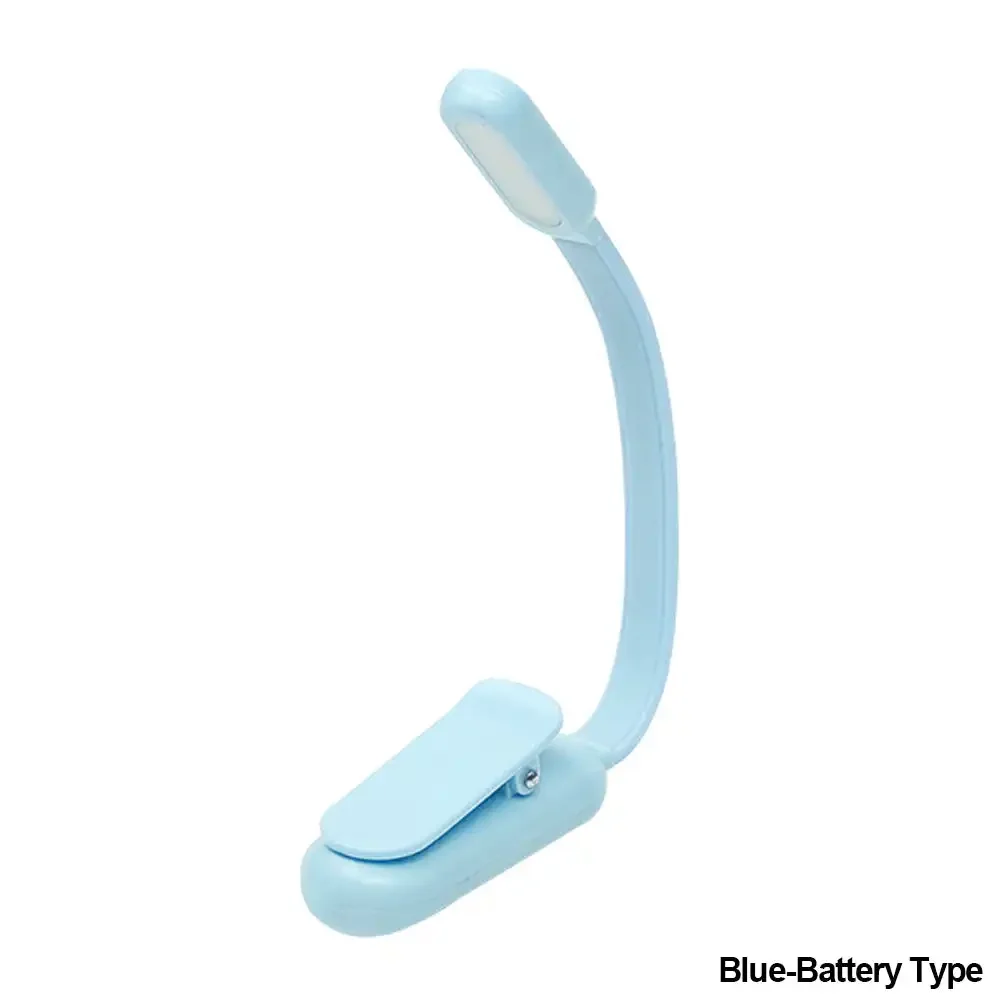 Lampka USB klipsowa, trzy kolory, regulowana jasność 📖